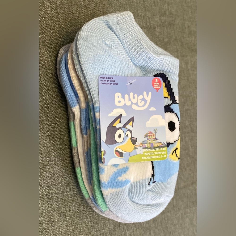Bluey Kids Socks Sky blue boys set